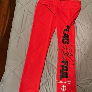 Red Flag Not Fail Leggings